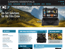 Tablet Screenshot of cameraessentials.com